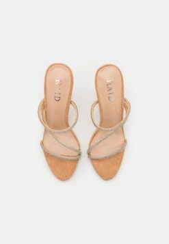 Raid Adila - Heeled Mules - Nude -Raid Shoes Shop 9c5bb3434fb547a79776b75bf35882d4