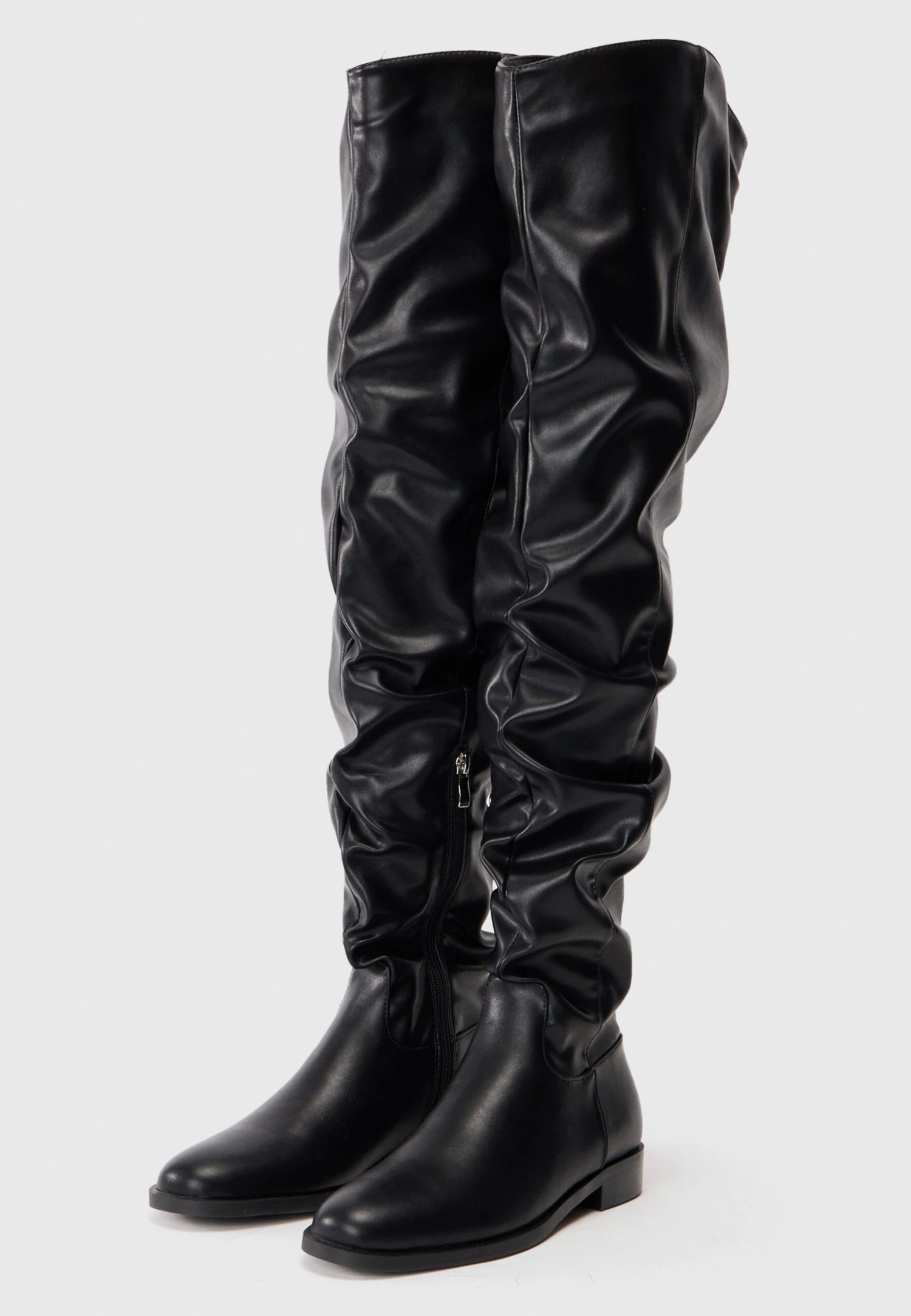 Raid JUSTICE - Over-the-knee Boots - Black 2 Raid JUSTICE - Over-the-knee Boots - Black - Image 2
