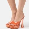 Raid Daryl - Heeled Mules - Orange