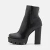 Raid ALANNAH - High Heeled Ankle Boots - Black