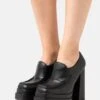 Raid Fancy - Platform Heels - Black