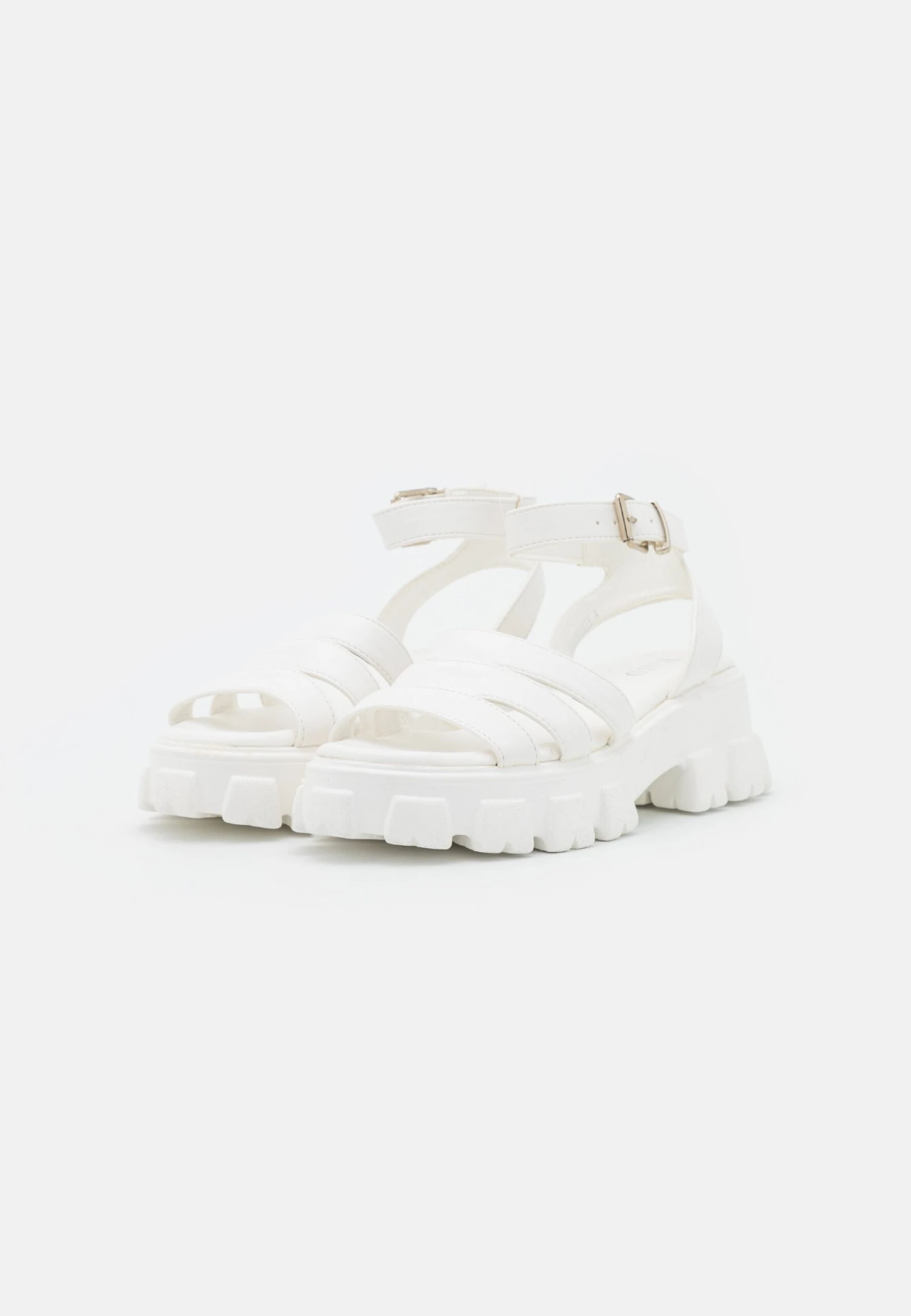 Wide Fit Harmonie - Platform Sandals - White 3 Wide Fit Harmonie - Platform Sandals - White - Image 3