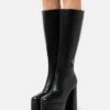 Raid Mozart - Platform Boots - Black