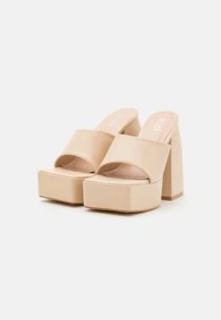 Raid Lynika - Heeled Mules - Nude -Raid Shoes Shop a8c5d835bab94dd59fde9b2c089f7edc