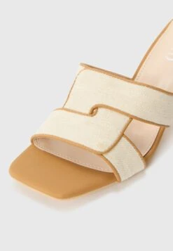 Raid PRIYA - Heeled Mules - Tan/natural -Raid Shoes Shop a8e63d9fcfc24799b977f3af7aeeda18