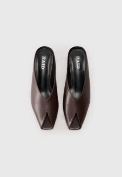 Raid ROSHELL - Heeled Mules - Brown -Raid Shoes Shop aaa2f71c84d0403c89cc1a0aa698bf61
