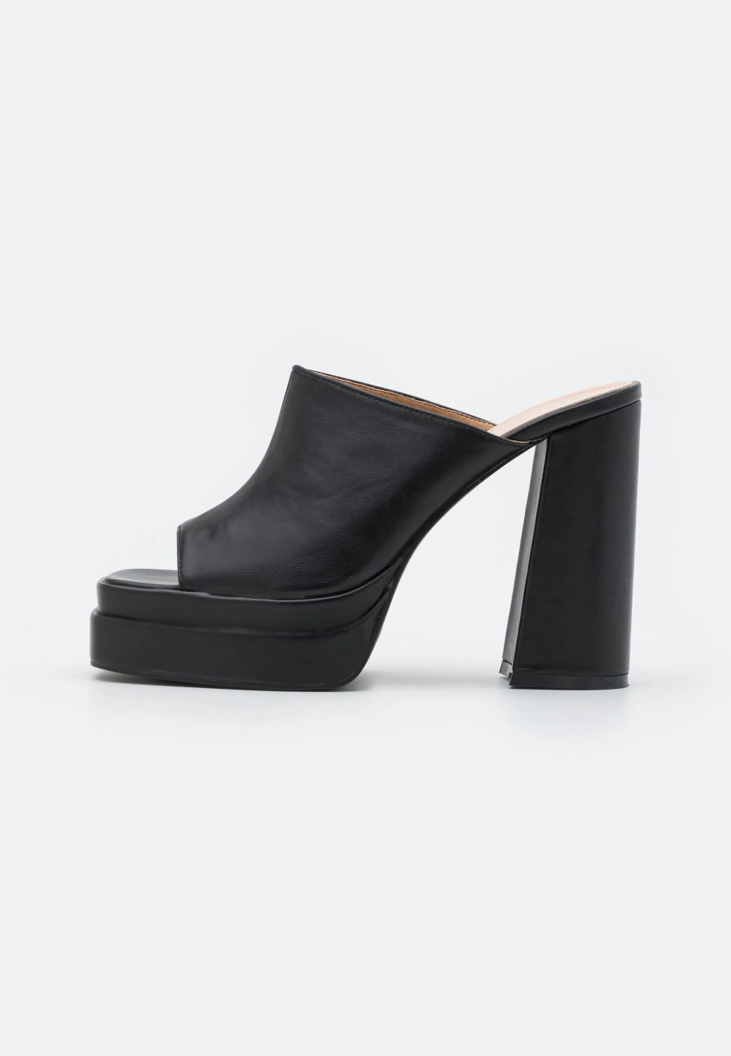 Raid Piya - Heeled Mules - Black 1 Raid Piya - Heeled Mules - Black