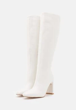 Raid Magnolia - High Heeled Boots - White -Raid Shoes Shop b3d812fa26f043e8a32423ae93b46319