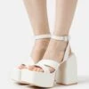 Raid Zaina - Platform Sandals - White