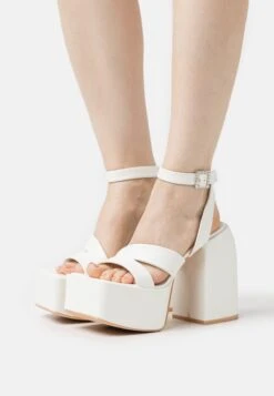 Raid Zaina - Platform Sandals - White