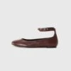 Raid TAMIA - Ankle Strap Ballet Pumps - Brown
