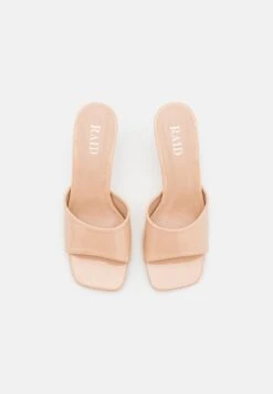 Raid Aleah - Heeled Mules - Nude -Raid Shoes Shop bb5ff64f2be4419796bbef8d0814ea35