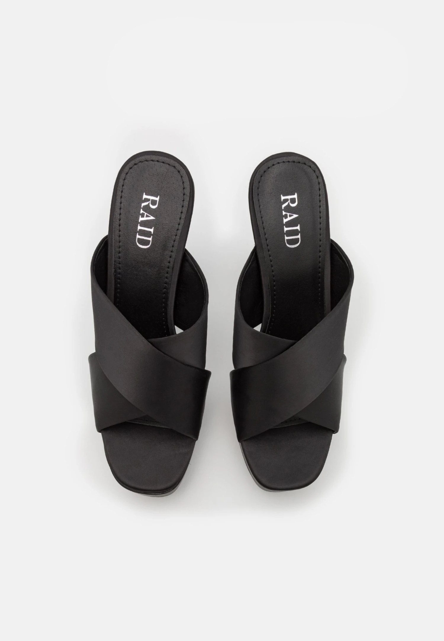 Raid Malishka - Heeled Mules - Black 6 Raid Malishka - Heeled Mules - Black - Image 6