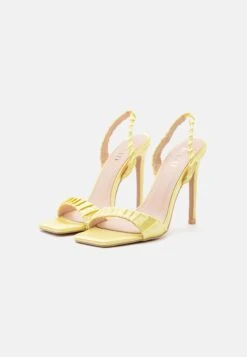 Raid Arisha - High Heeled Sandals - Yellow -Raid Shoes Shop caa7086fe2294235890e520e4628ceec