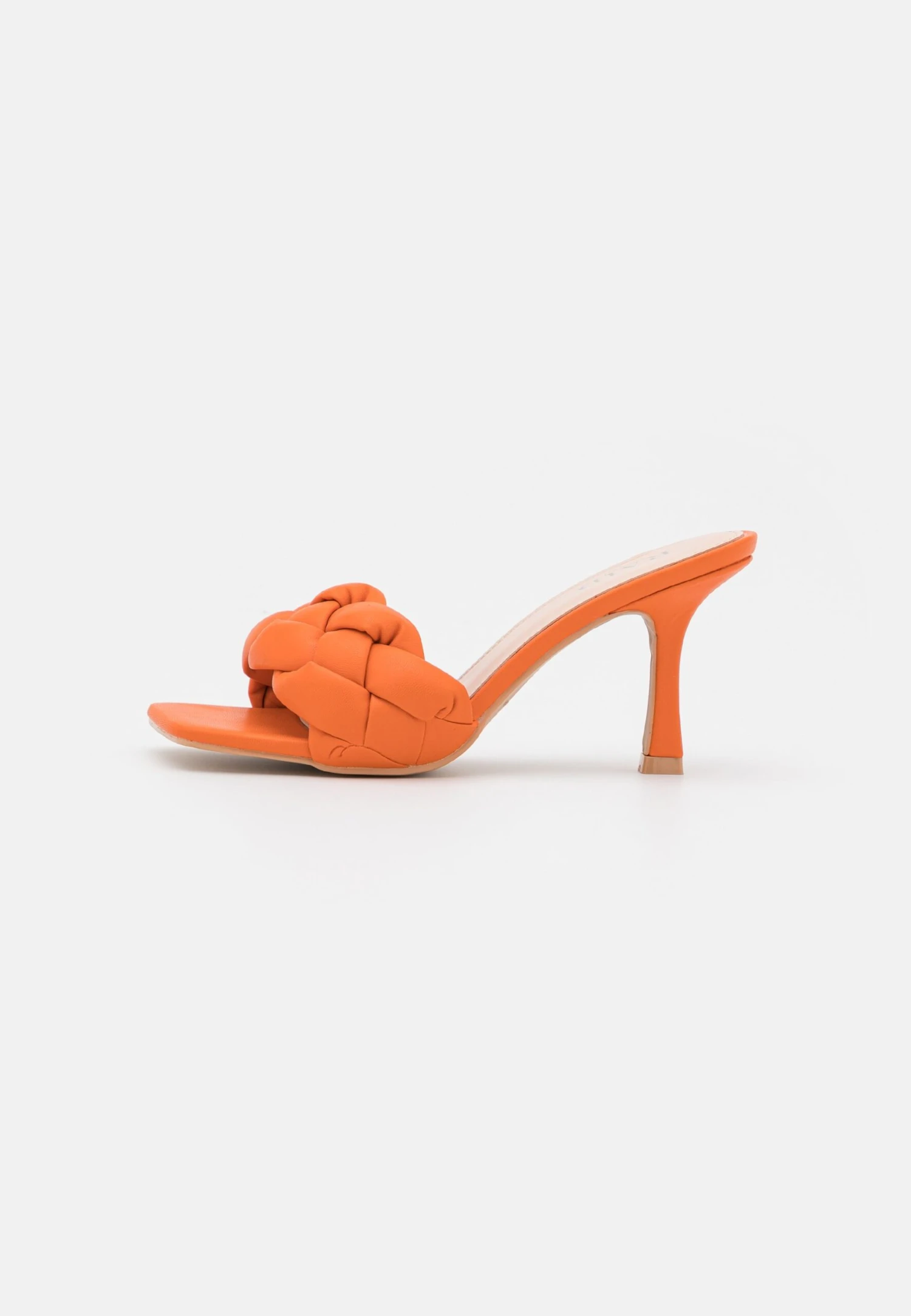Wide Fit Sandra - Heeled Mules - Orange 2 Wide Fit Sandra - Heeled Mules - Orange - Image 2