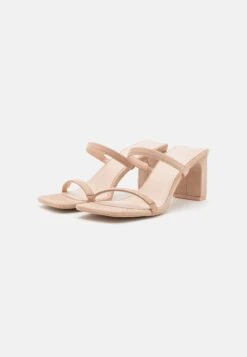 Raid Kirby - Heeled Mules - Nude -Raid Shoes Shop df55bbc6580c49e0856eba21f3d9ae87
