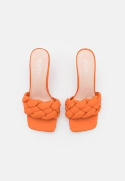 Wide Fit Sandra - Heeled Mules - Orange 11 Wide Fit Sandra - Heeled Mules - Orange -Raid Shoes Shop e35f5afe41314490b0c3c9d676865725