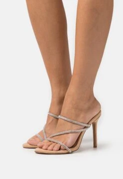 Raid Adila - Heeled Mules - Nude