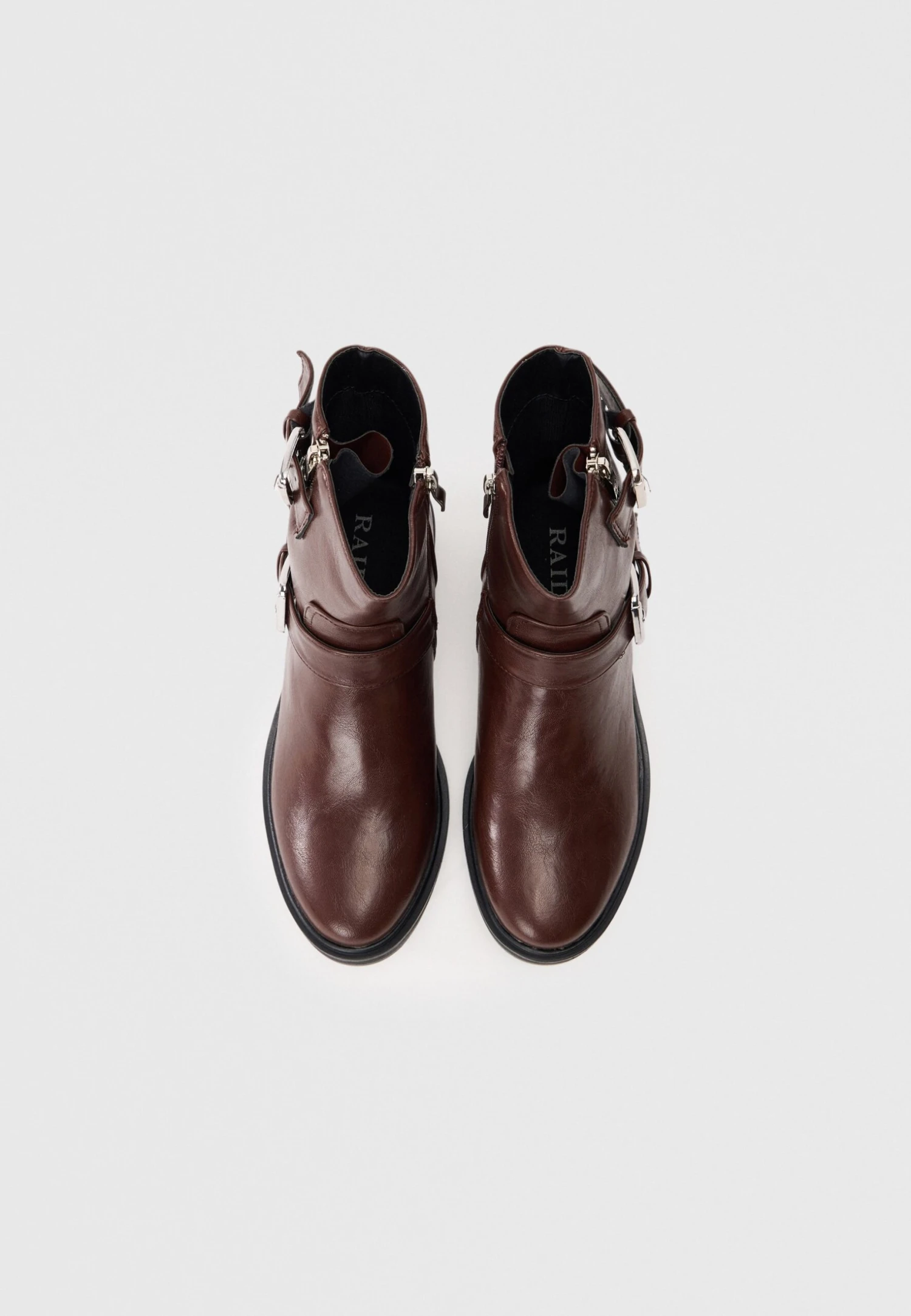 Raid OLLIE - Cowboy/biker Ankle Boot - Brown 4 Raid OLLIE - Cowboy/biker Ankle Boot - Brown - Image 4