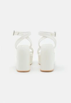 Raid Zaina - Platform Sandals - White -Raid Shoes Shop f33852c58d094934bbd4325316565d35