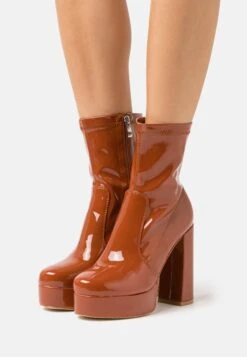 Raid Kenza - High Heeled Ankle Boots - Tan