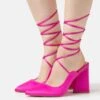 Raid Rishita - Lace-Up Heels - Pink