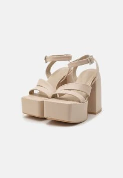 Raid Zaina - Platform Sandals - Nude -Raid Shoes Shop ff4093c29e2340f1bc8940e3db1d8b82